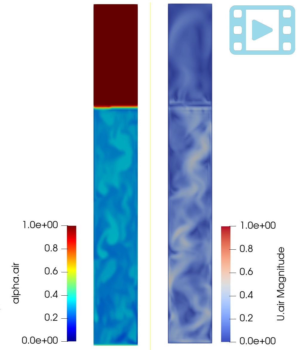 bubble column simulaiton